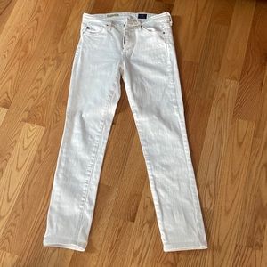 AG white jeans in size 27R